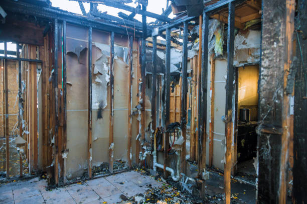 Professional Fire Damage Repair technician working in Audubon, PA